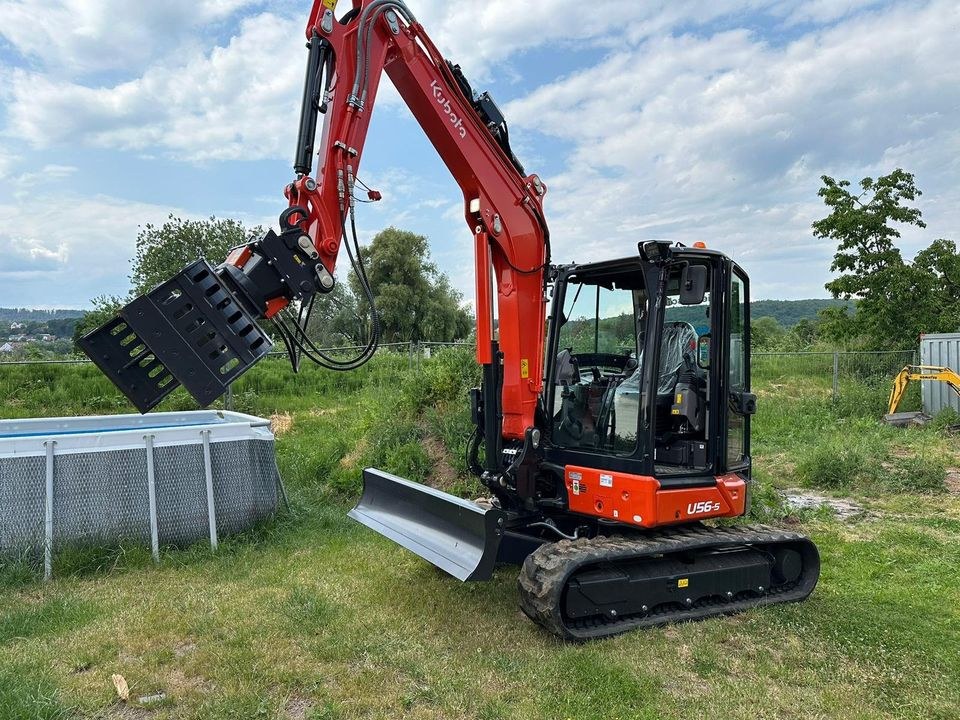 Minibagger Bagger Kubota U 56 5 mieten bei Baumaschinen-Ziegler – 2