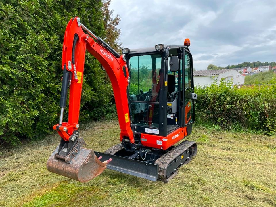 Minibagger Bagger Kubota KX019 4 mieten bei Baumaschinen-Ziegler – 2