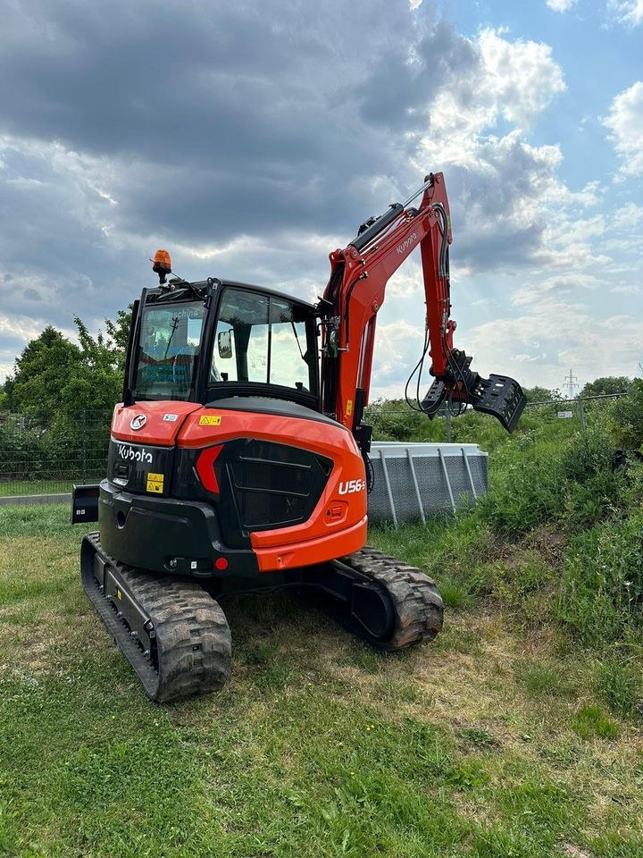 Minibagger Bagger Kubota U 56 5 mieten bei Baumaschinen-Ziegler – 3