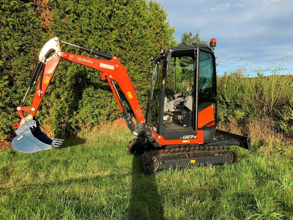Minibagger Bagger Kubota U27 4 mieten bei Baumaschinen-Ziegler