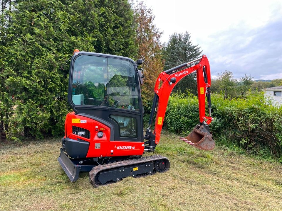 Minibagger Bagger Kubota KX019 4 mieten bei Baumaschinen-Ziegler – 3