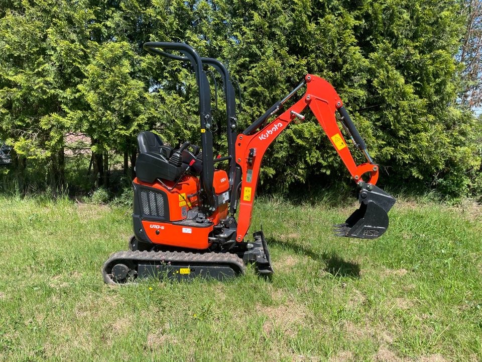 Minibagger Bagger Kubota U10 5 mieten bei Baumaschinen-Ziegler