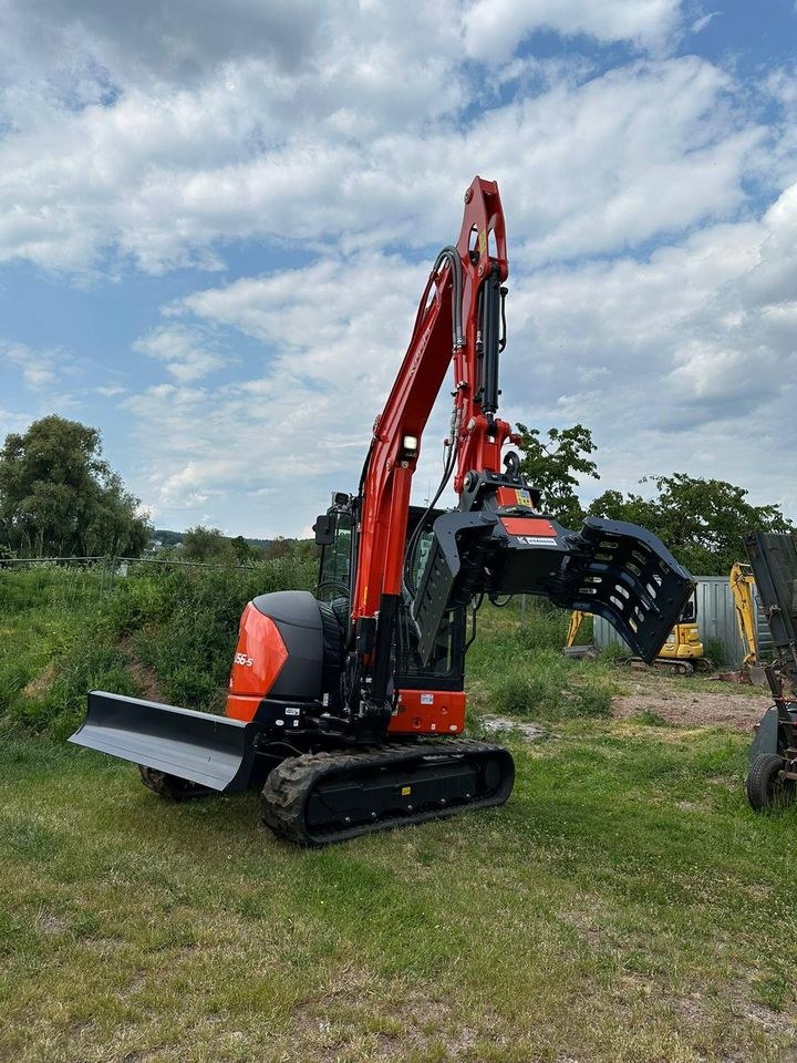 Minibagger Bagger Kubota U 56 5 mieten bei Baumaschinen-Ziegler – 4