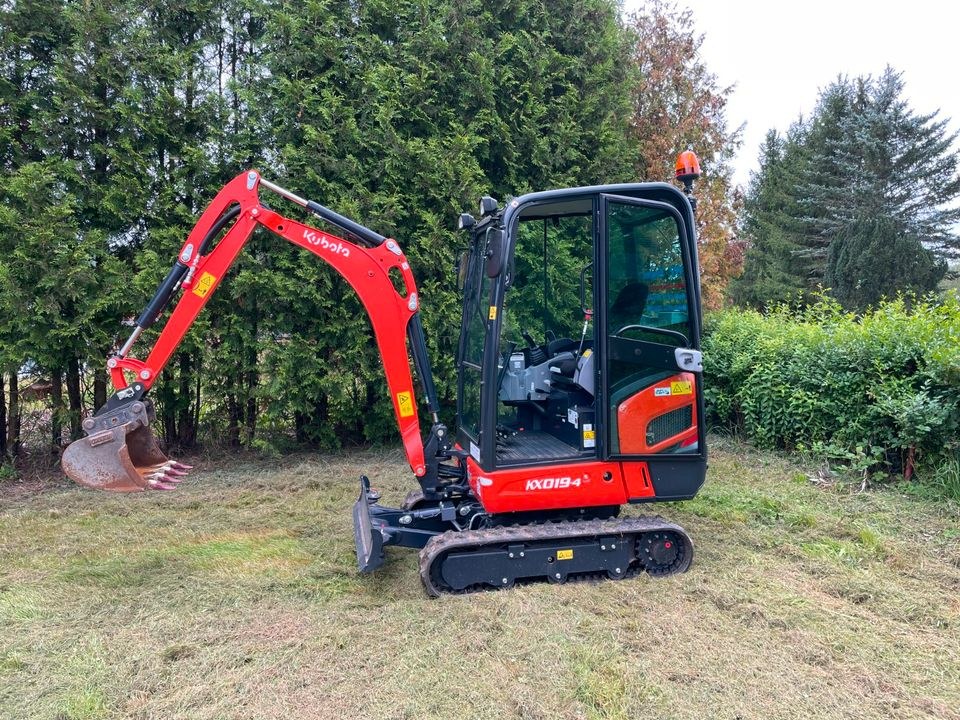 Minibagger Bagger Kubota KX019 4 mieten bei Baumaschinen-Ziegler