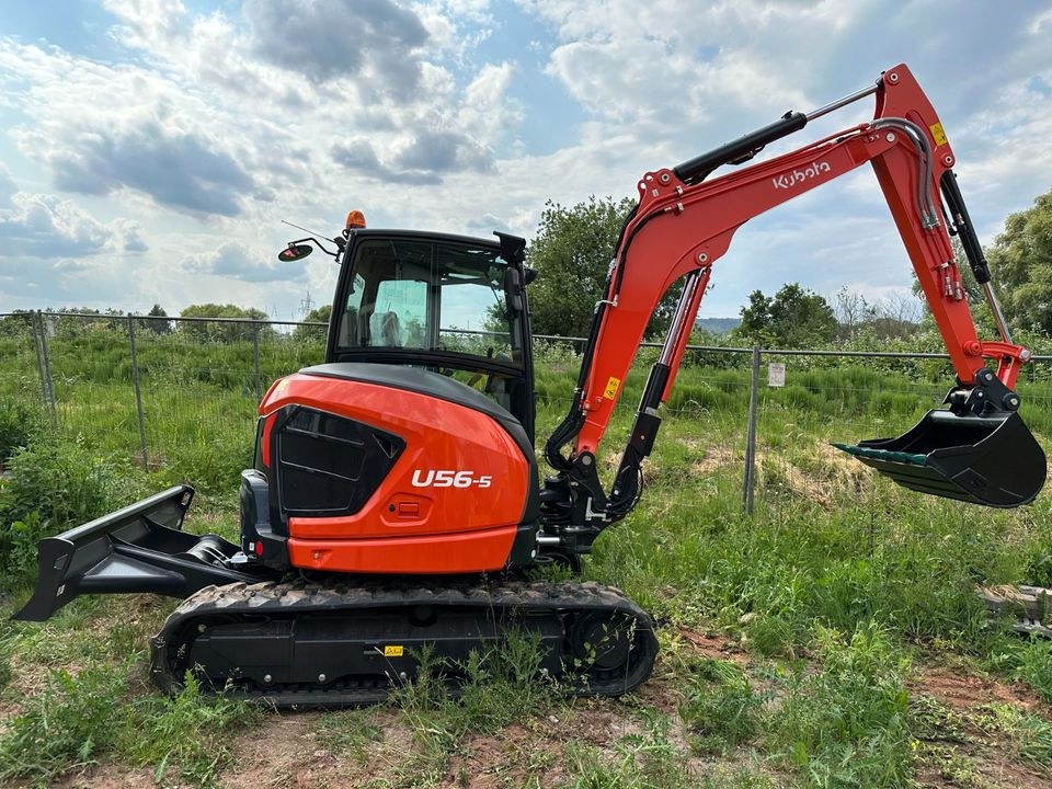 Minibagger Bagger Kubota U 56 5 mieten bei Baumaschinen-Ziegler