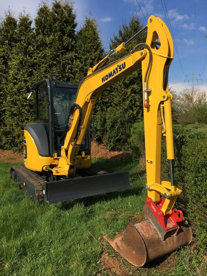 Minibagger Bagger Komatsu PC35 MR 3 mieten bei Baumaschinen-Ziegler – 4
