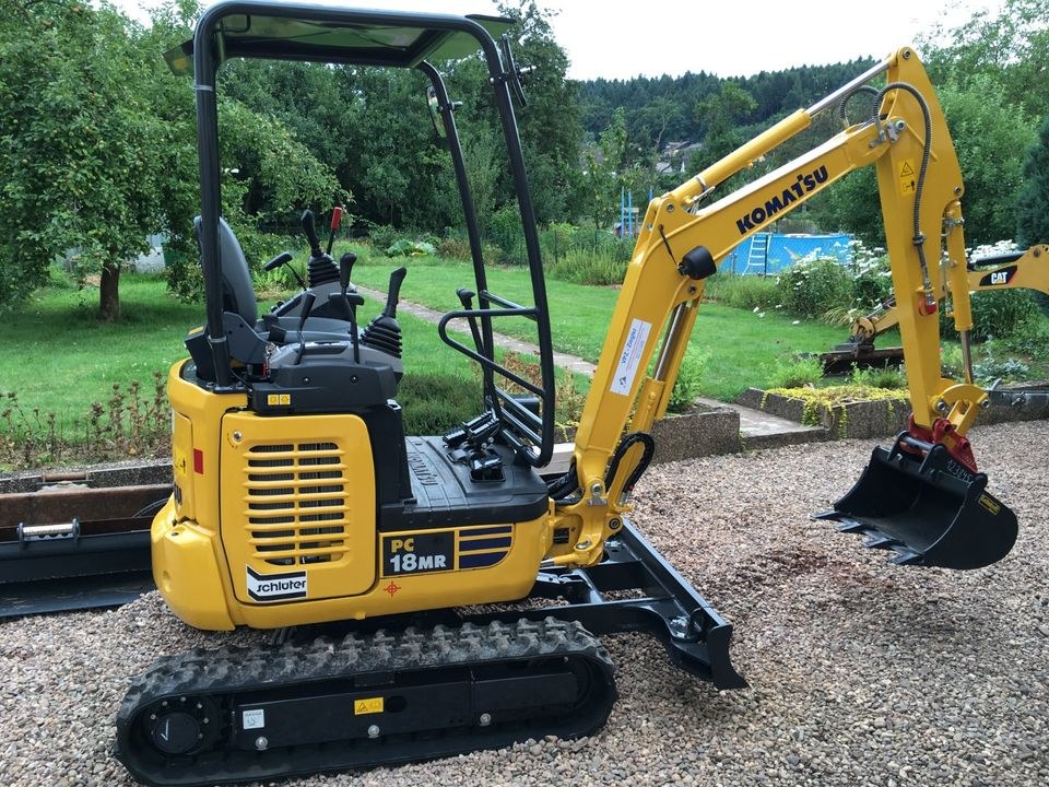 Minibagger Bagger Komatsu PC18 MR 3 mieten bei Baumaschinen-Ziegler – 3