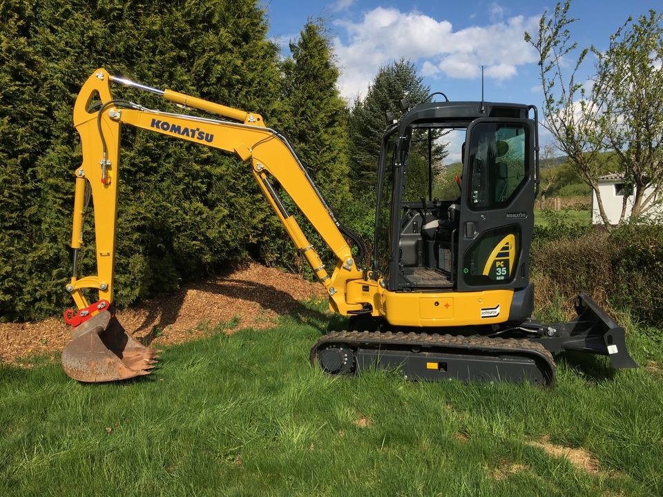 Minibagger Bagger Komatsu PC35 MR 3 mieten bei Baumaschinen-Ziegler – 2