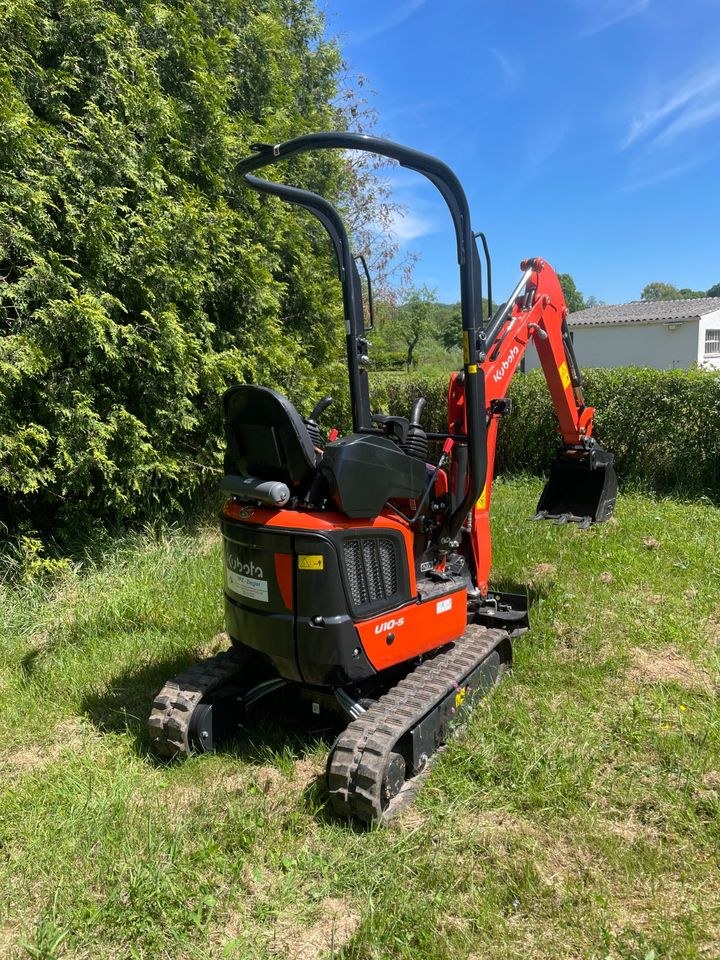 Minibagger Bagger Kubota U10 5 mieten bei Baumaschinen-Ziegler – 2