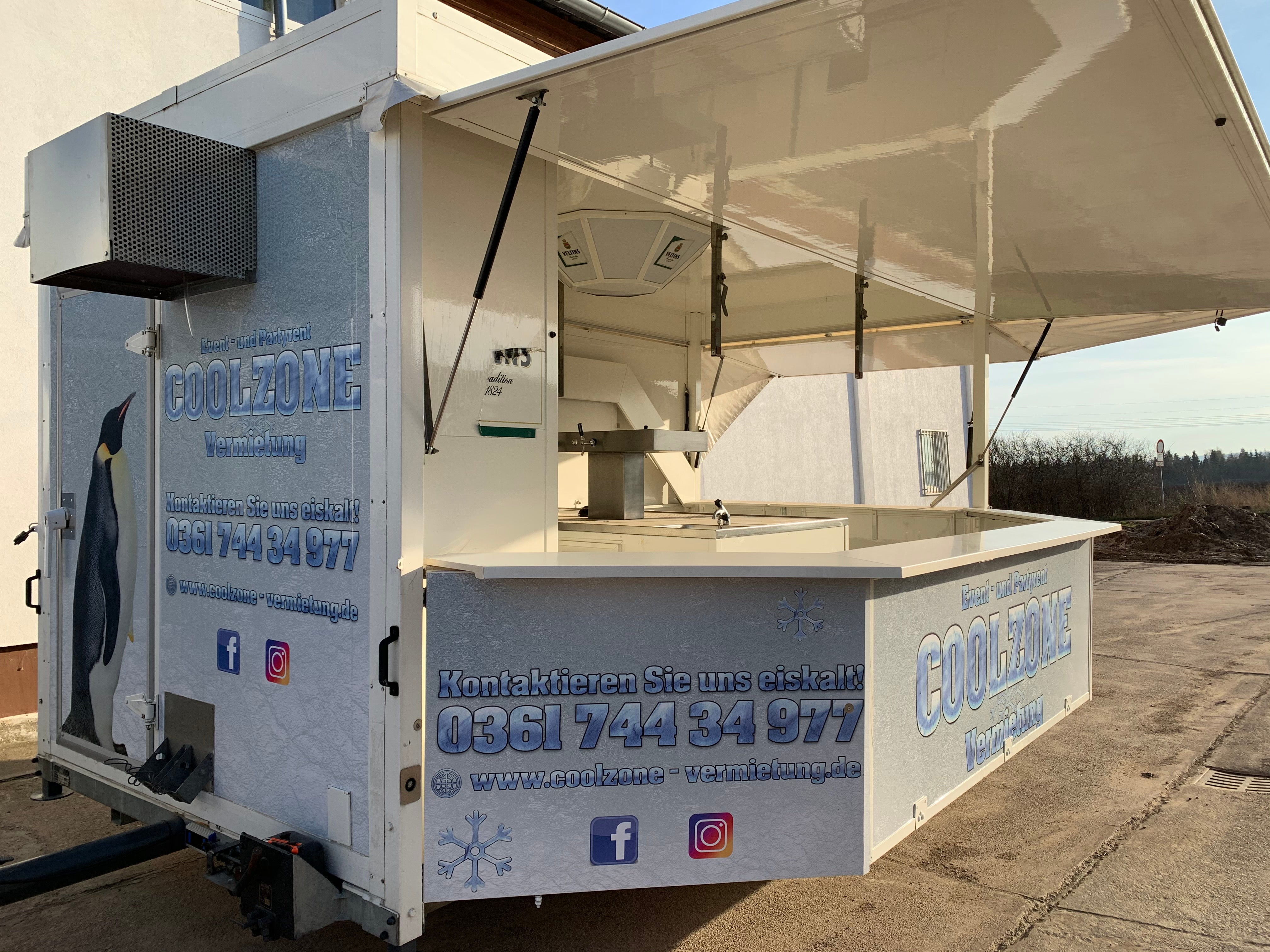 Bierwagen, Schankwagen, Ausschankwagen mit Kühlzelle MIETEN – 2