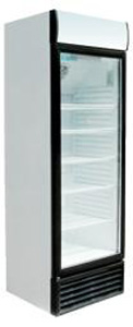 Umluft Flaschenkühlschrank beleuchtet und mit Glastür (H) 210 cm x (B) 65 cm x ( mieten