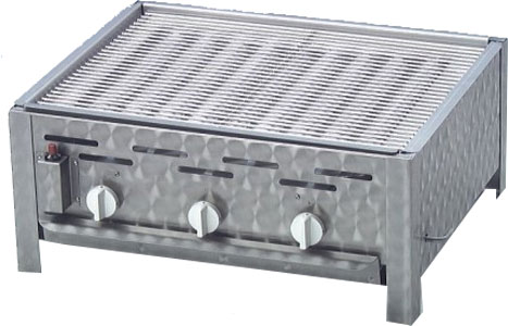 Edelstahl-Gasgrill (2-flammig) Flammschutz, Fettauffangwanne, Grillrost Heizleis mieten