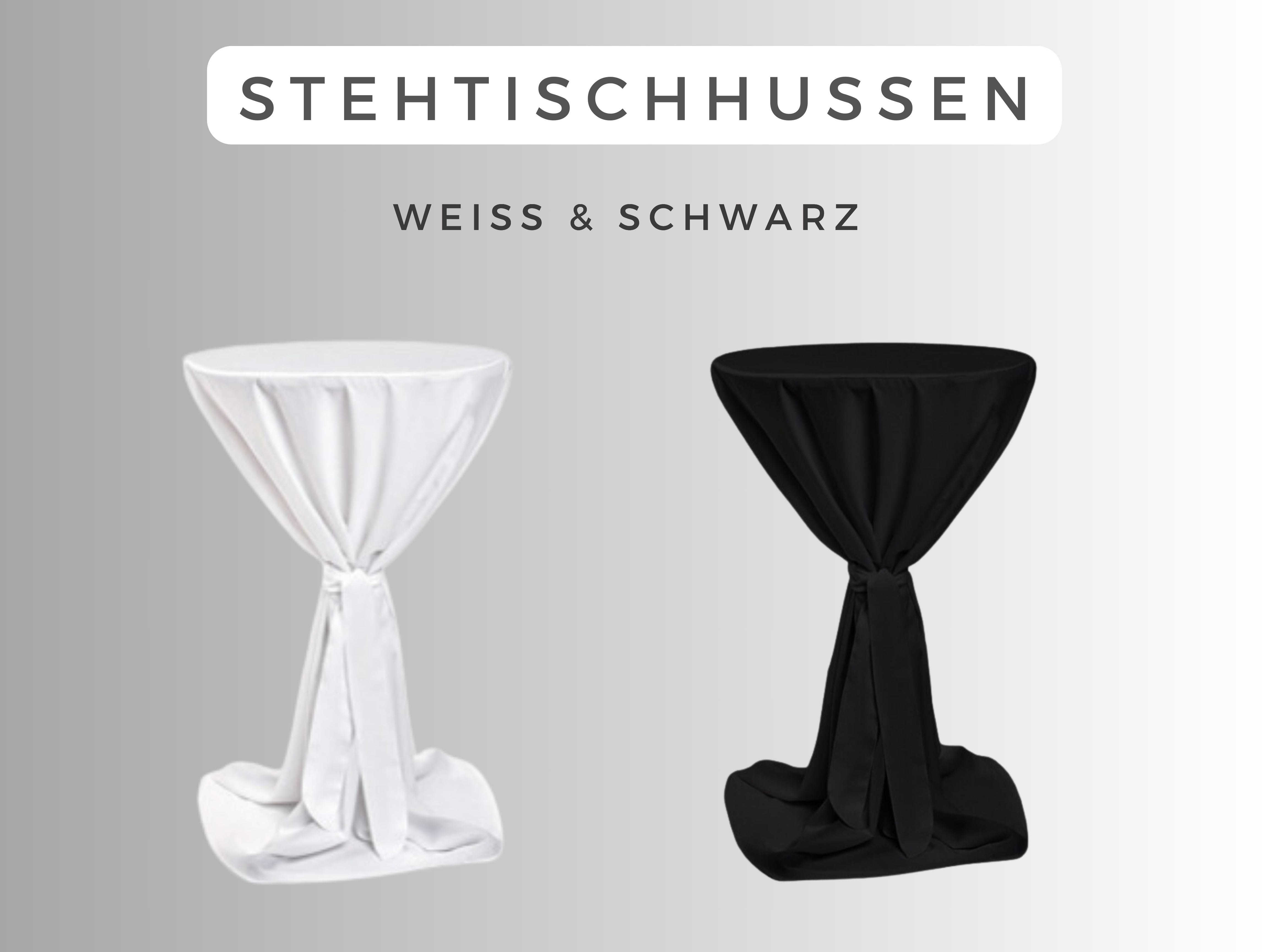 Hussen, Stretchhusse, Stehtischhussen, Festzelthussen, Banketthussen, Universalhussen, Stuhlhussen, Skirting, Stuhlschleifen – 2