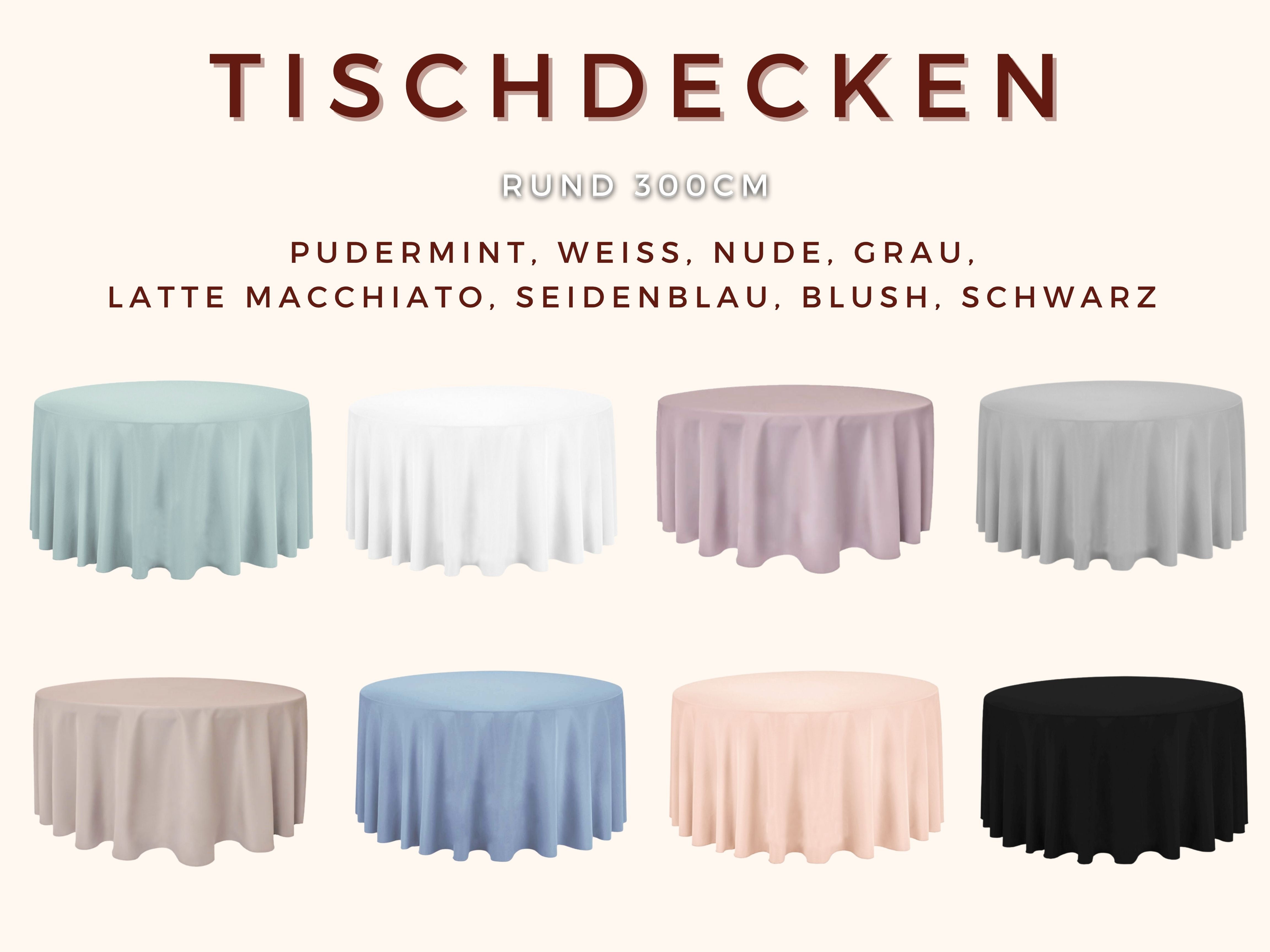 Servietten, Tischdecken rund, Tischdecken eckig, versch. Farben, Tischdecken für Banketttische, Tischdecke eckig 130x170cm, Tischdecke eckig 130x190cm, Tischdecke 130x220cm, Tischdecken farbig bodenla – 2