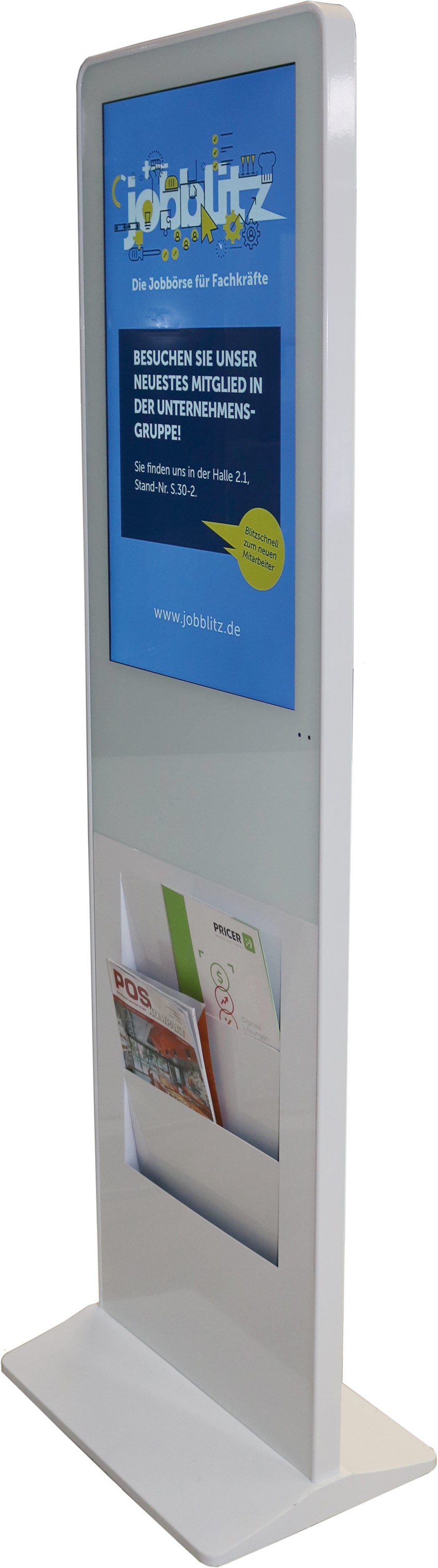 Prospektständer mit digitalem 32 Zoll Display – 3