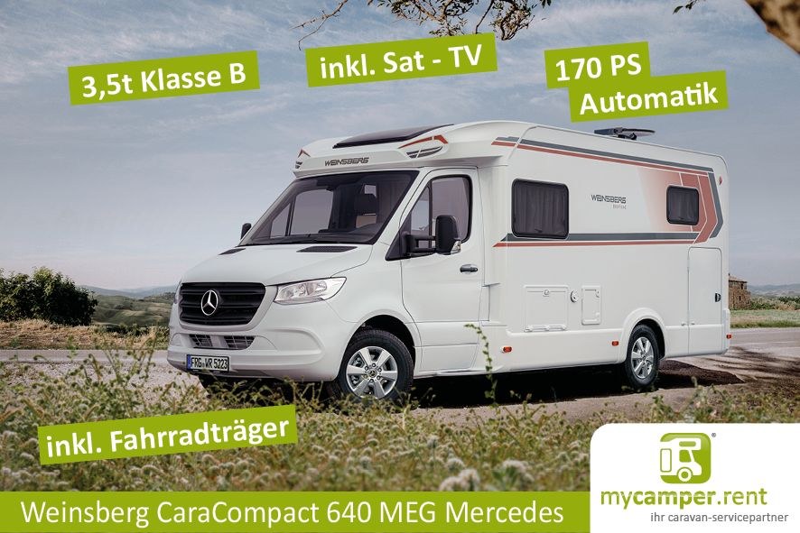 Weinsberg CaraCompact 640 MEG Edition Pepper mieten bei mycamper – 2