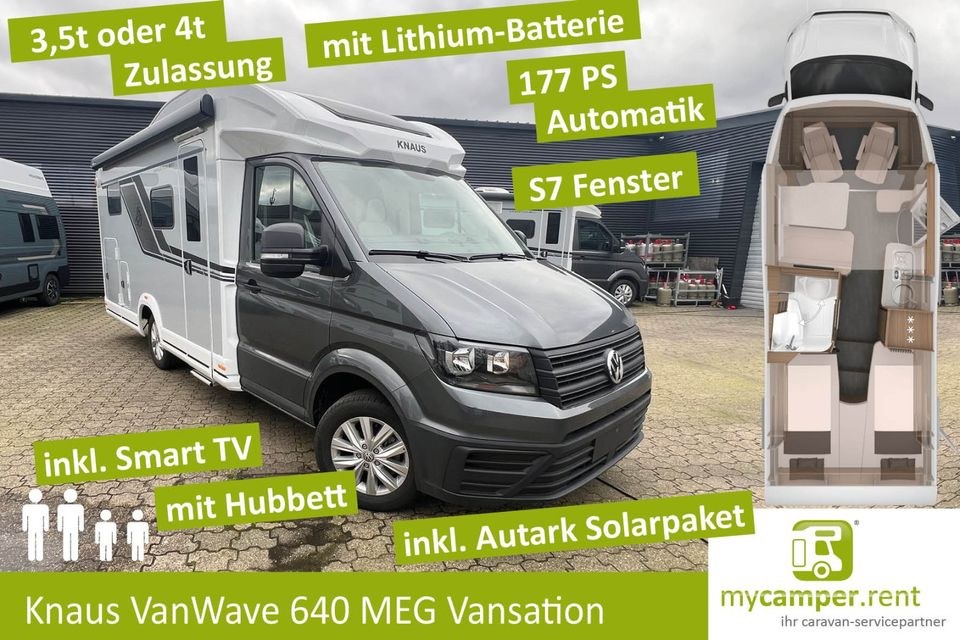 Knaus VanWave 650 MEG Platinum Familien 4 mieten bei mycamper