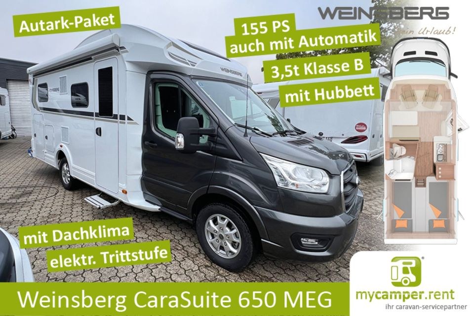 2026 Weinsberg CaraSuite 650 MEG Ford 4 mieten bei mycamper