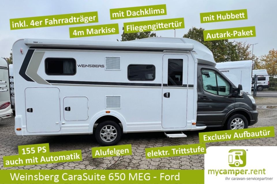 2026 Weinsberg CaraSuite 650 MEG Ford 4 mieten bei mycamper – 2