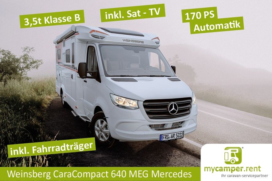 Weinsberg CaraCompact 640 MEG Edition Pepper mieten bei mycamper – 3