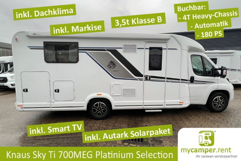 Deluxe Knaus Sky Ti 700MEG Platinum Selection mieten bei mycamper – 3