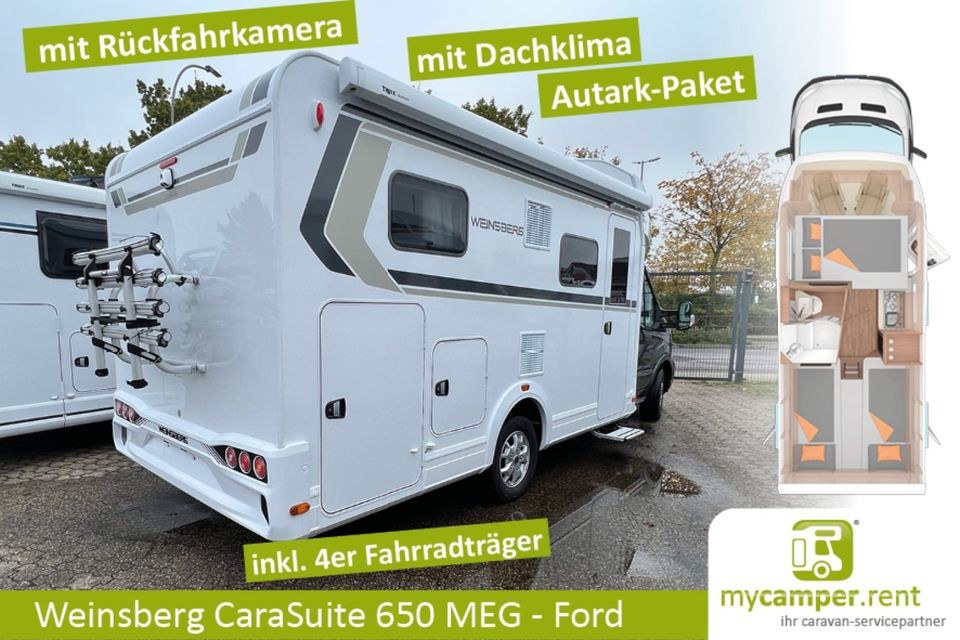 2026 Weinsberg CaraSuite 650 MEG Ford 4 mieten bei mycamper – 4