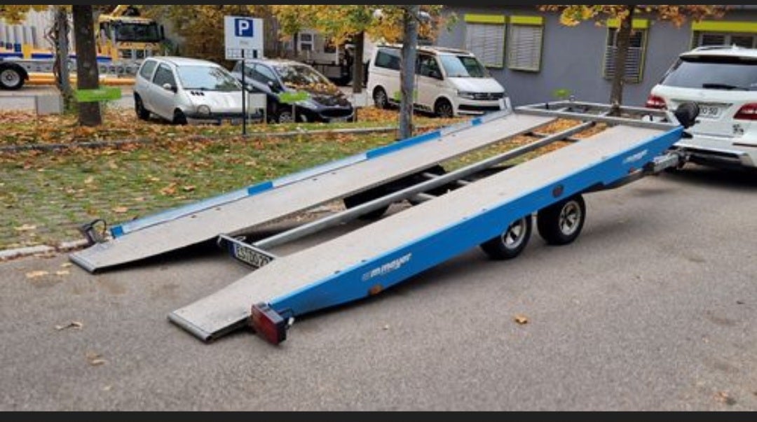 XL Spezial hochwertige Autotransport Anhänger, Autotransporter kippbar mit Seilwinde 3,5t Blitzlader, 100 km/h Zulassung mieten Vermietung – 4