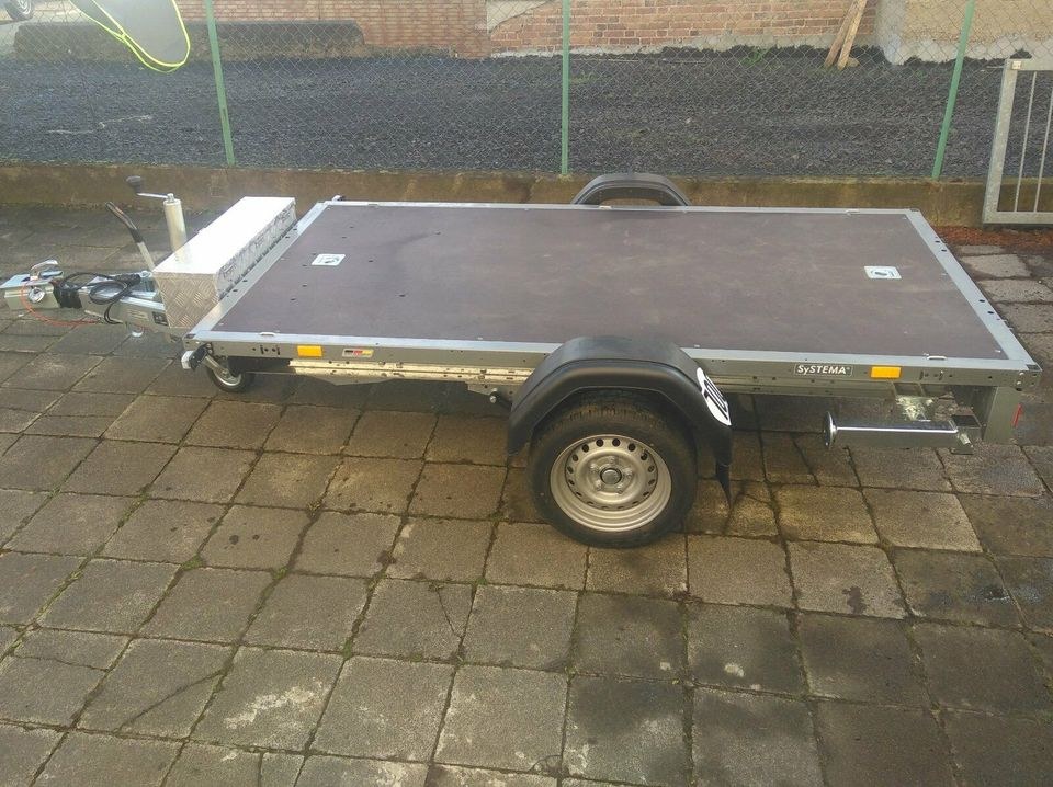 Anhänger 1500kg Plattform Quad Traktor mieten in Hungen