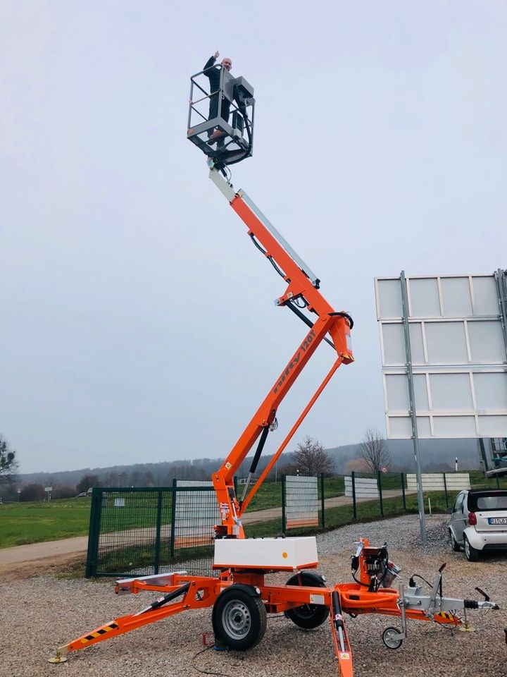 Arbeitsbühne 12m Steiger mieten in Potsdam bei DG Baumaschinen – 4