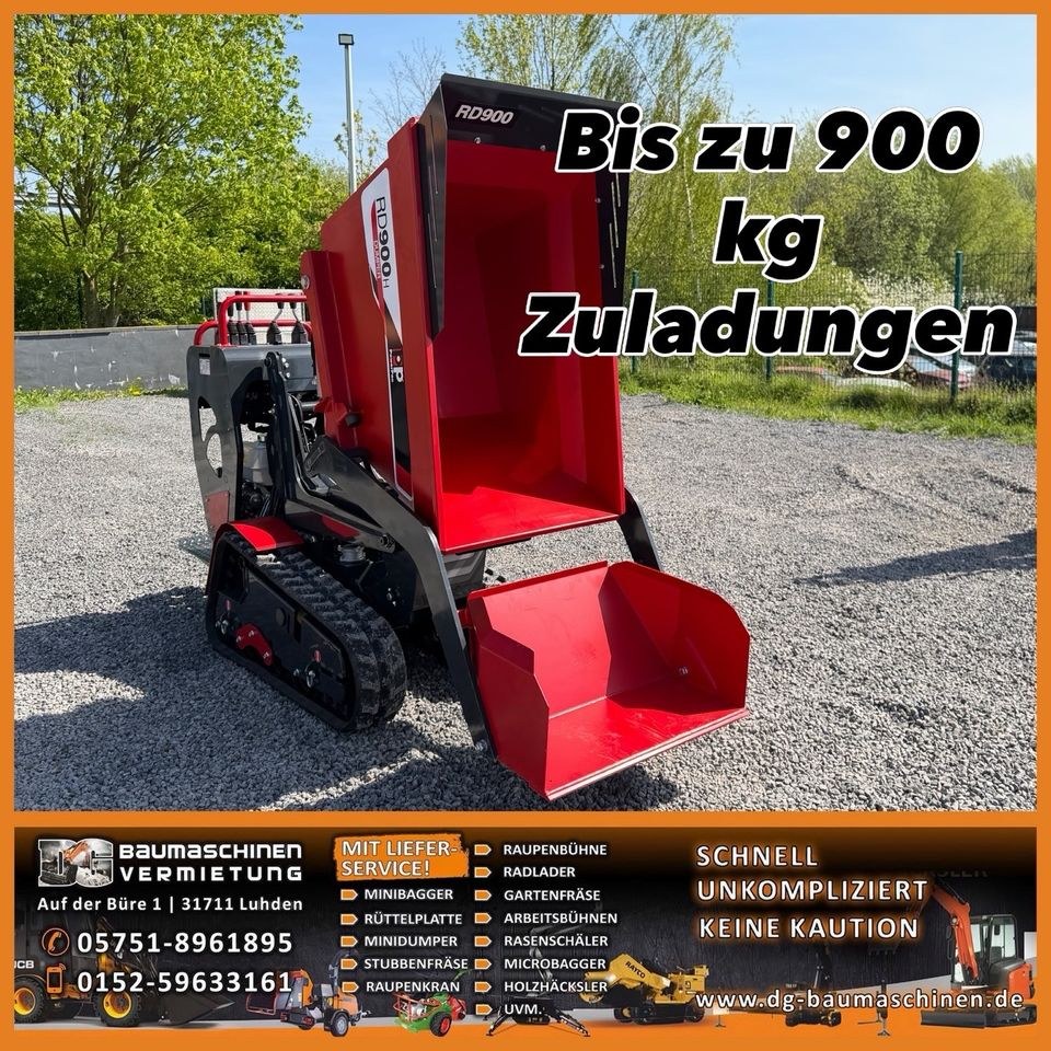 Hochkippdumper Minidumper mieten in Potsdam bei DG Baumaschinen – 3