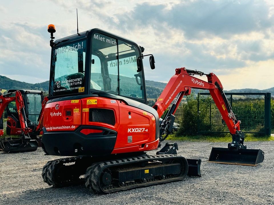 Minibagger Cat Kubota Mietpark mieten in Potsdam bei DG Baumaschinen – 3