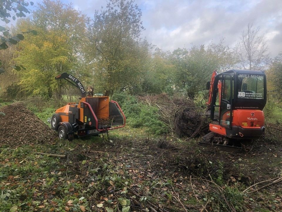 Holzhäcksler Häcksler mieten in Potsdam bei DG Baumaschinen – 4