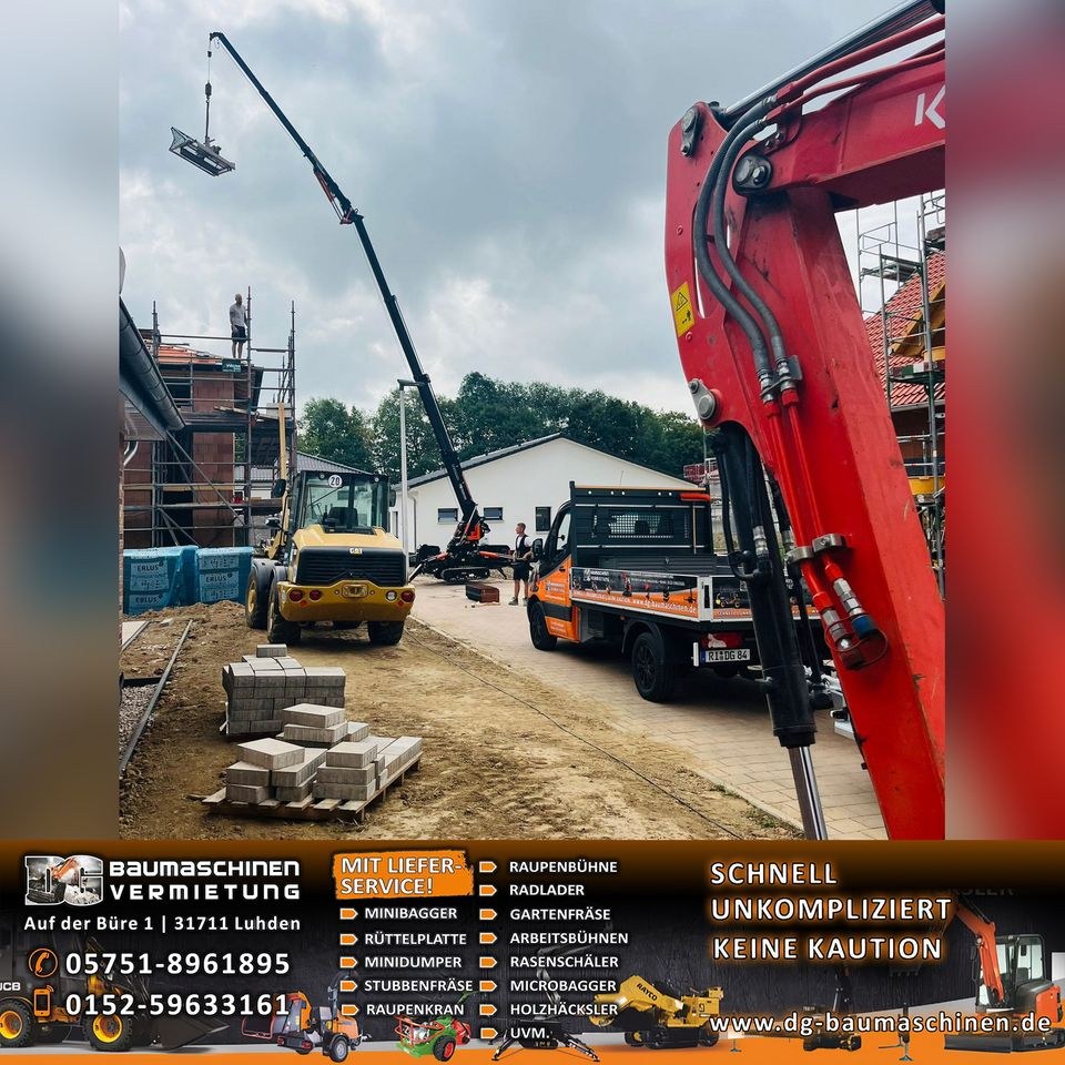 Minikran Raupenkran mieten in Potsdam bei DG Baumaschinen – 4