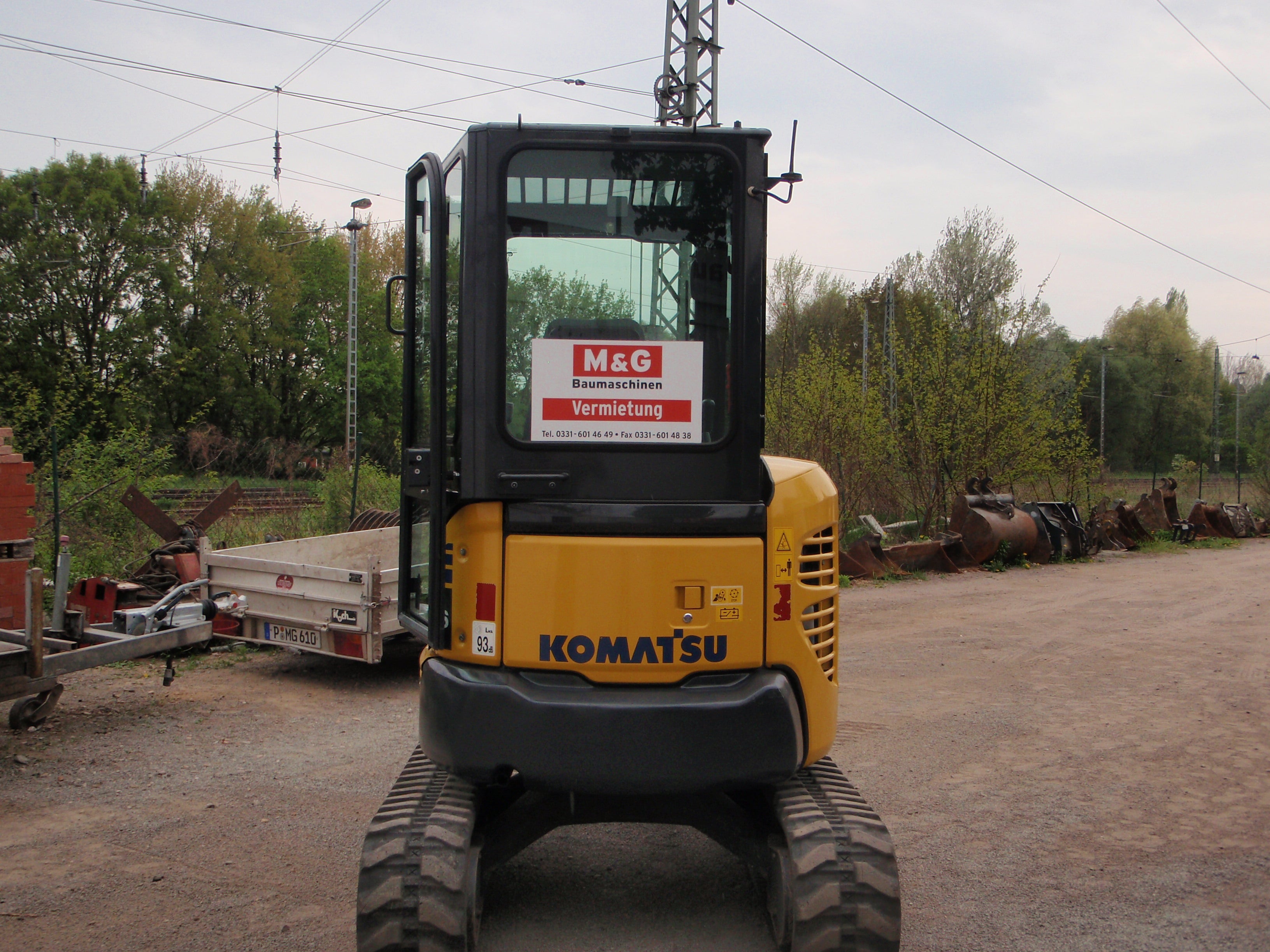 MINIBAGGER KOMATSU PC 26 MR - 3 – 4