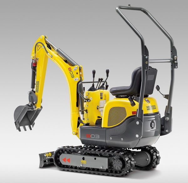 MINIBAGGER WN 803 ohne Kabine