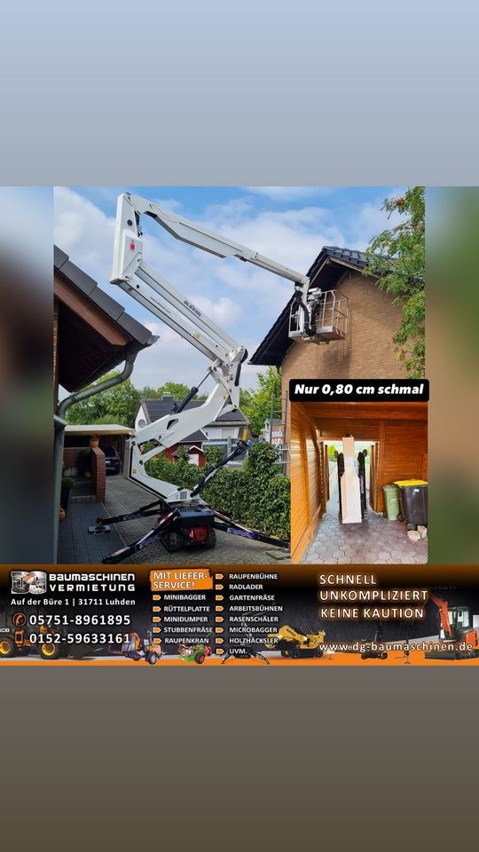 Raupenbühne 17m Hebebühne I 0,80 Breit mieten in Potsdam – 2