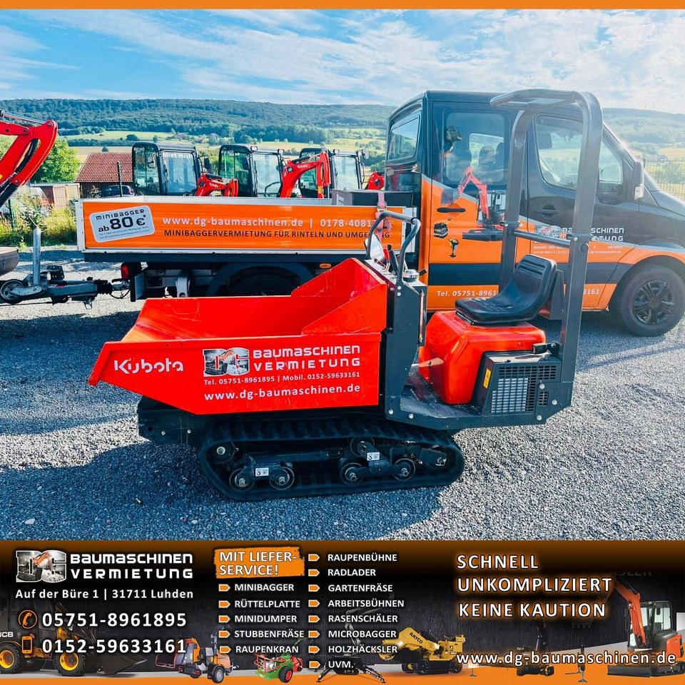Minidumper Ladekapazität 710 Kg mieten in Potsdam bei DG Baumaschinen