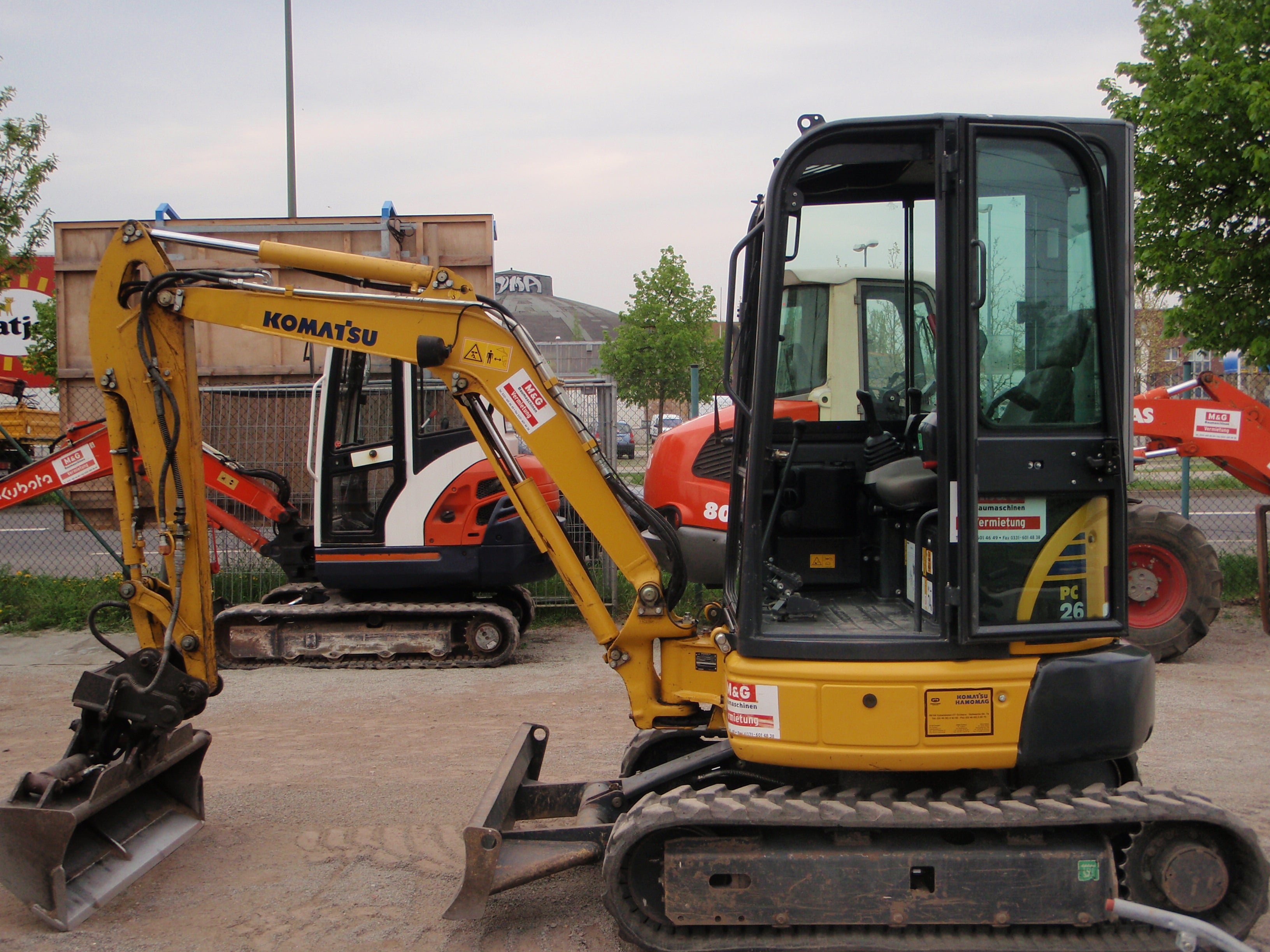 MINIBAGGER KOMATSU PC 26 MR - 3 – 2