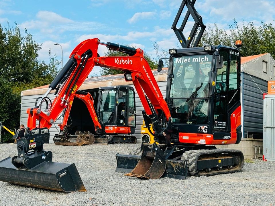 Minibagger Cat Kubota Mietpark mieten in Potsdam bei DG Baumaschinen – 2