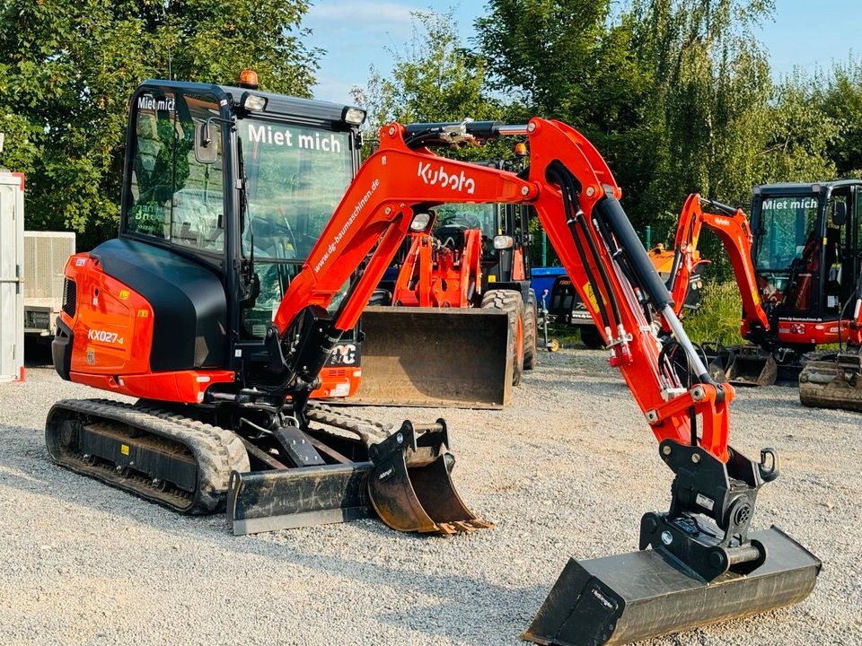 Minibagger Cat Kubota Mietpark mieten in Potsdam bei DG Baumaschinen – 4