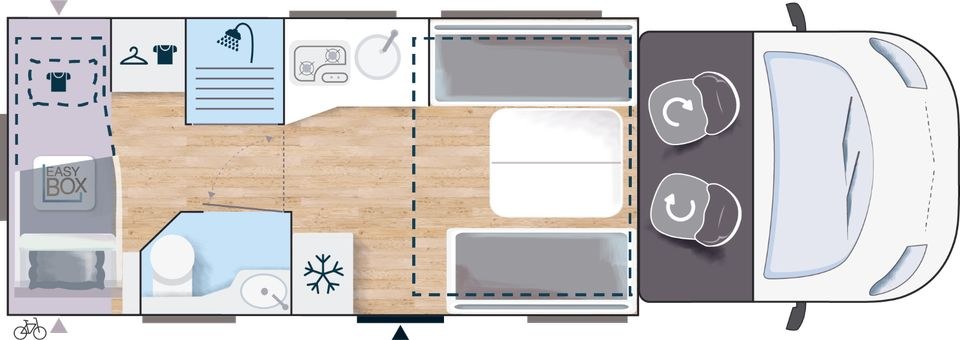 Wohnmobil N Teilintegriert 5 Personen Camper mieten in Riesa – 2
