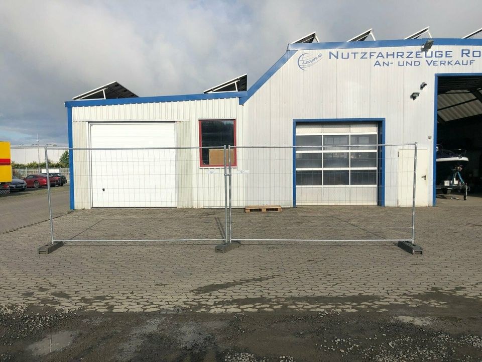 Bauzaun Mobilzaun 3,40 x 2 Meter mieten in Mücke – für die Baustelle – 2