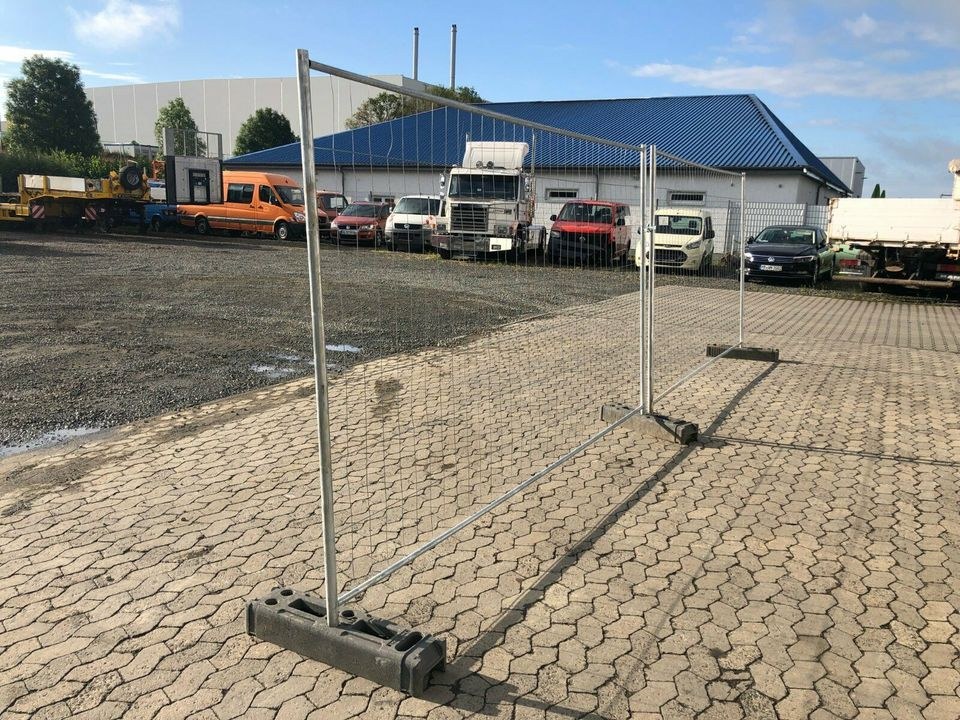 Bauzaun Mobilzaun 3,40 x 2 Meter mieten in Mücke – für die Baustelle – 4