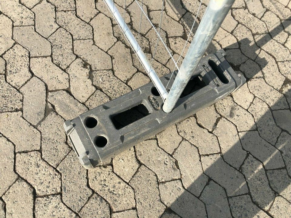 Bauzaun Mobilzaun 3,40 x 2 Meter mieten in Mücke – für die Baustelle – 3