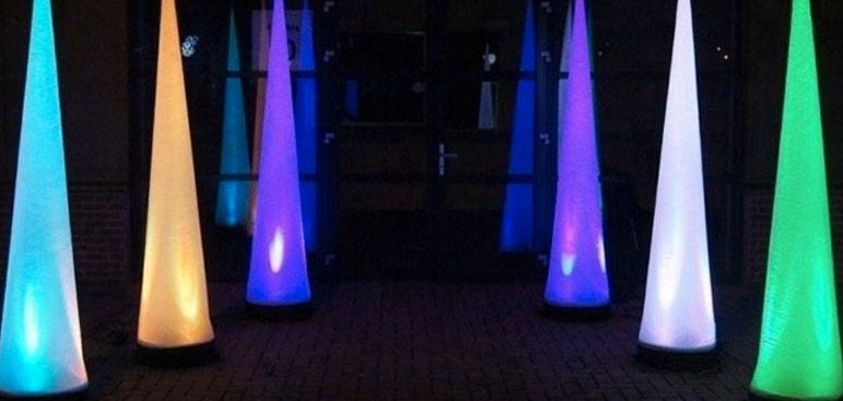 3m aufblasbare Licht Led Pyramide mieten bei Grax Eventtechnik – 4