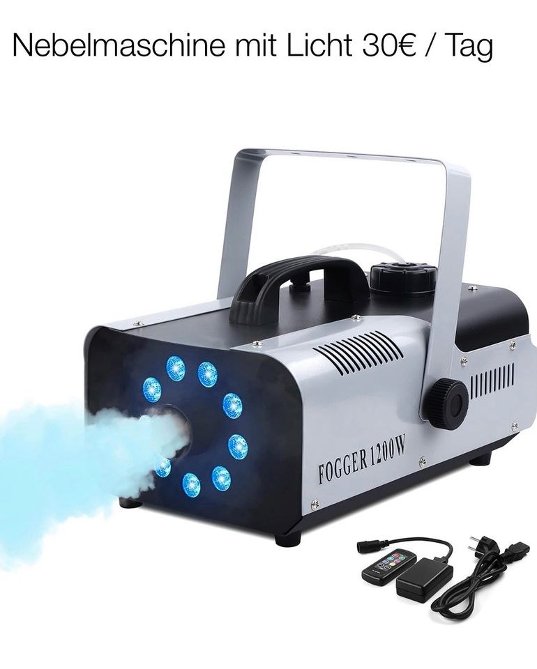Laser Led Strahler Schwarz Neon Licht Bar Effekt mieten in Lambsheim – 4