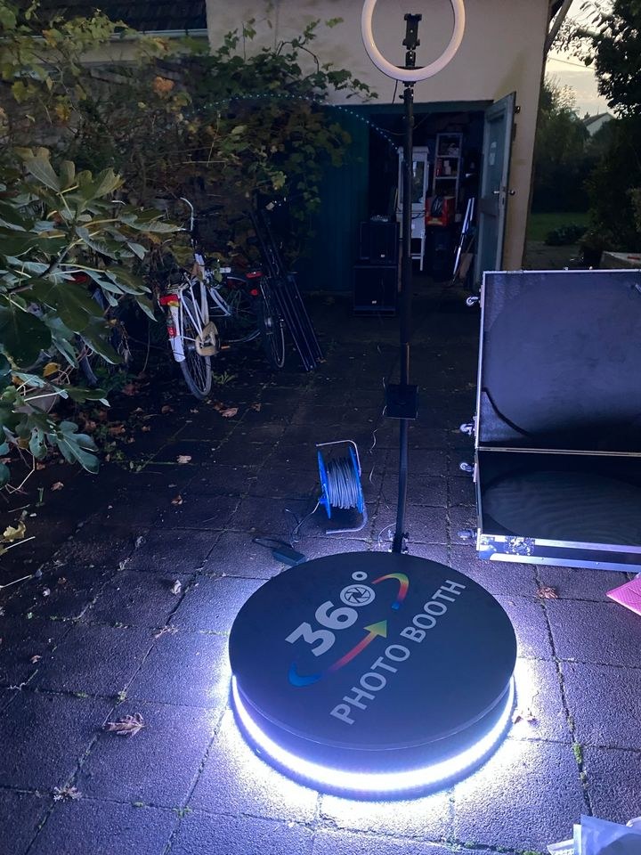 360 Grad Fotobox Fotobooth Videobox rundum mieten in Lambsheim – 3