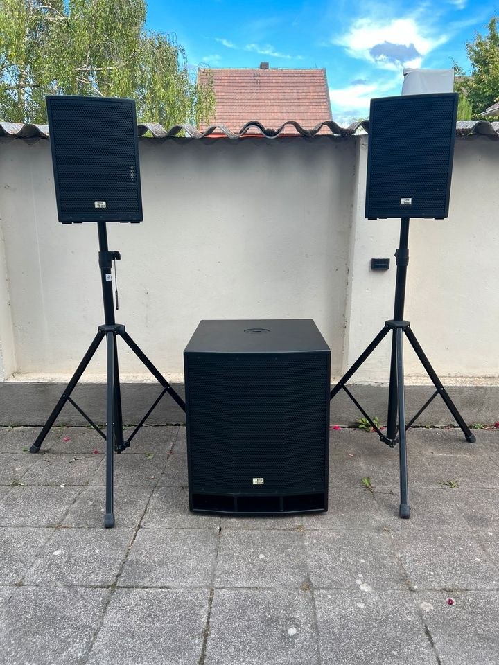 1000W Musikanlage Pa Boxen mieten bei Grax Eventtechnik – Party-Sound