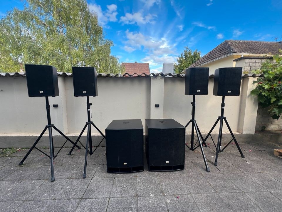 2000W Musikanlage Pa Boxen mieten bei Grax Eventtechnik – Party-Sound