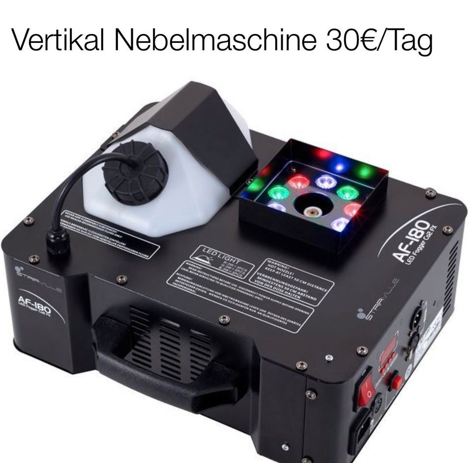 Nebelmaschinen Seifenblasenmaschine Nebel Fog mieten in Lambsheim – 2